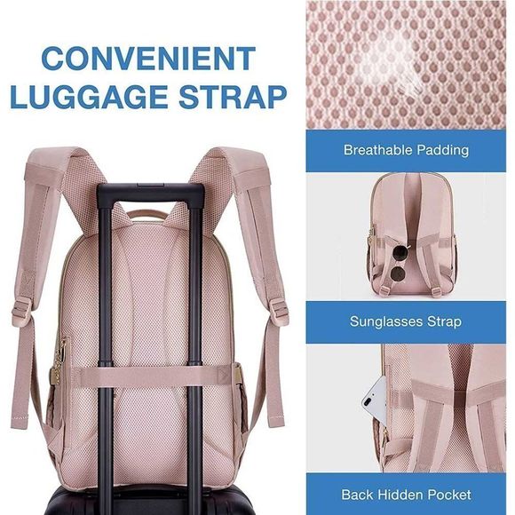 ?deto\'s Backpacks School for Women Pink main image 5